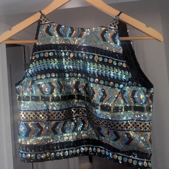 2 Piece Indian Lengha With multi Color Top Maxi A-line Skirt - Size S BNWOT - Picture 9 of 10